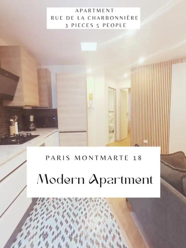 Apt Moderne 2 Chambres 5 Voyageurs Parigi Esterno foto